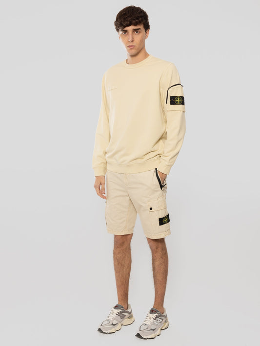 Bermuda Cargo aus Baumwoll-Twill Sand