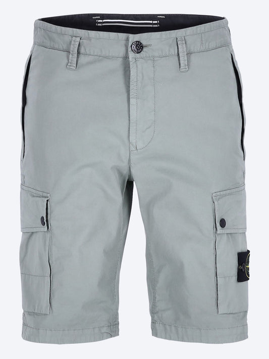 Cotton twill stretch shorts