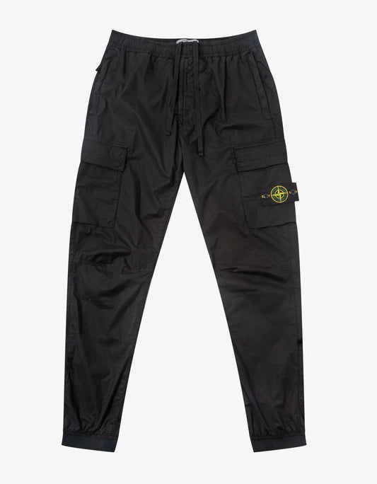 Stone Island Black Cargo Trousers