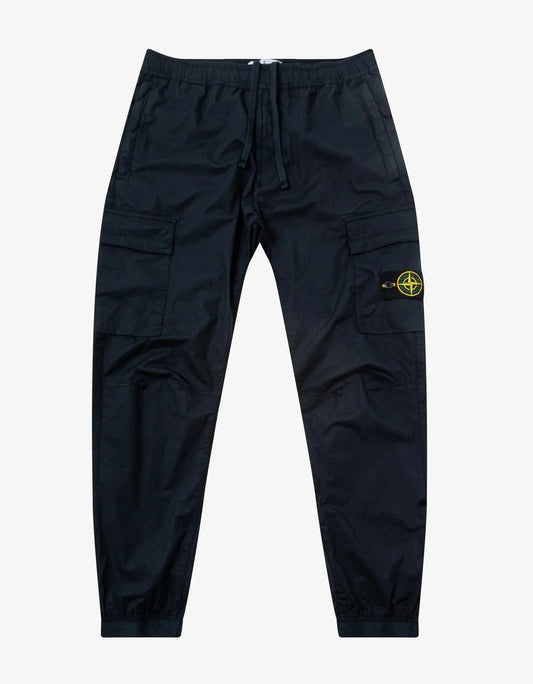 Stone Island Navy Blue Cargo Trousers